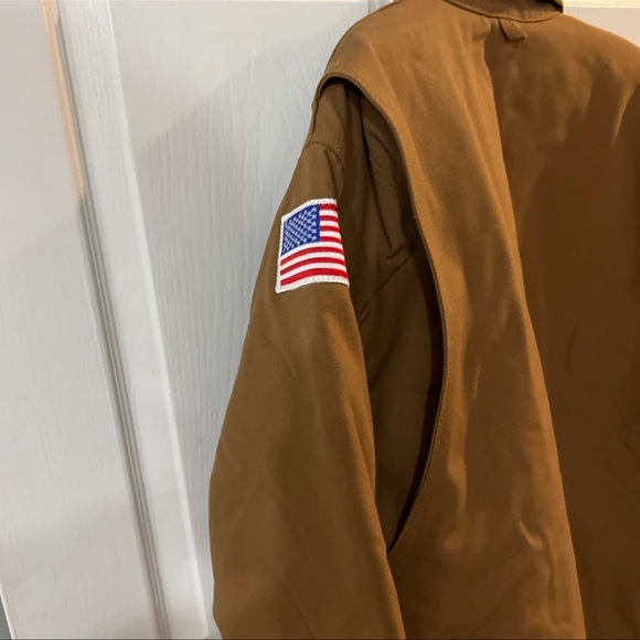 NWOT-FR Jacket with Windshield Technology | Brown - Picture 9 of 11